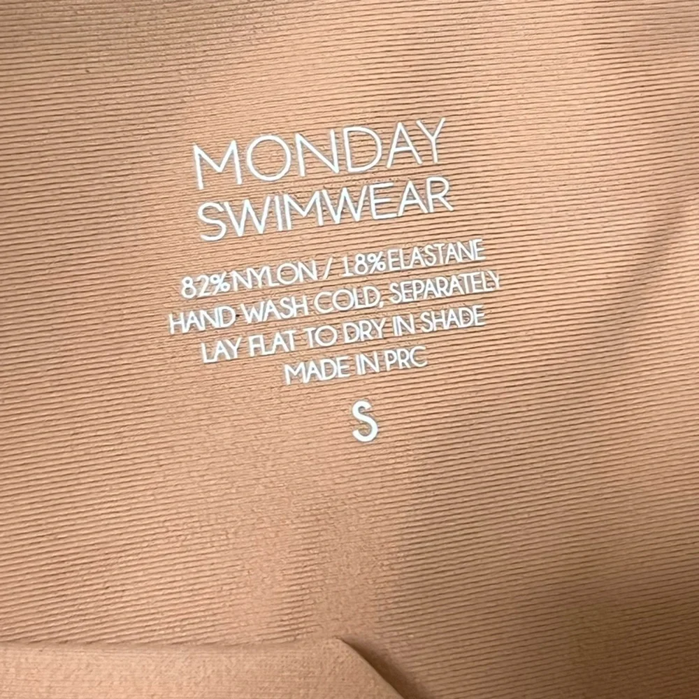 Monday Swimwear Nude Le Marais Bikini Bottom Size Small NWT